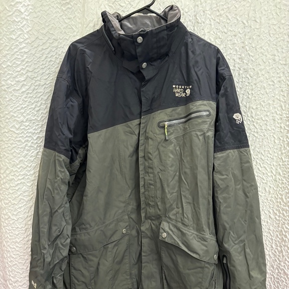 Mountain Hardwear Jacket Men's XL Green Insulated Soft Shell Rain Snowboard DryQ